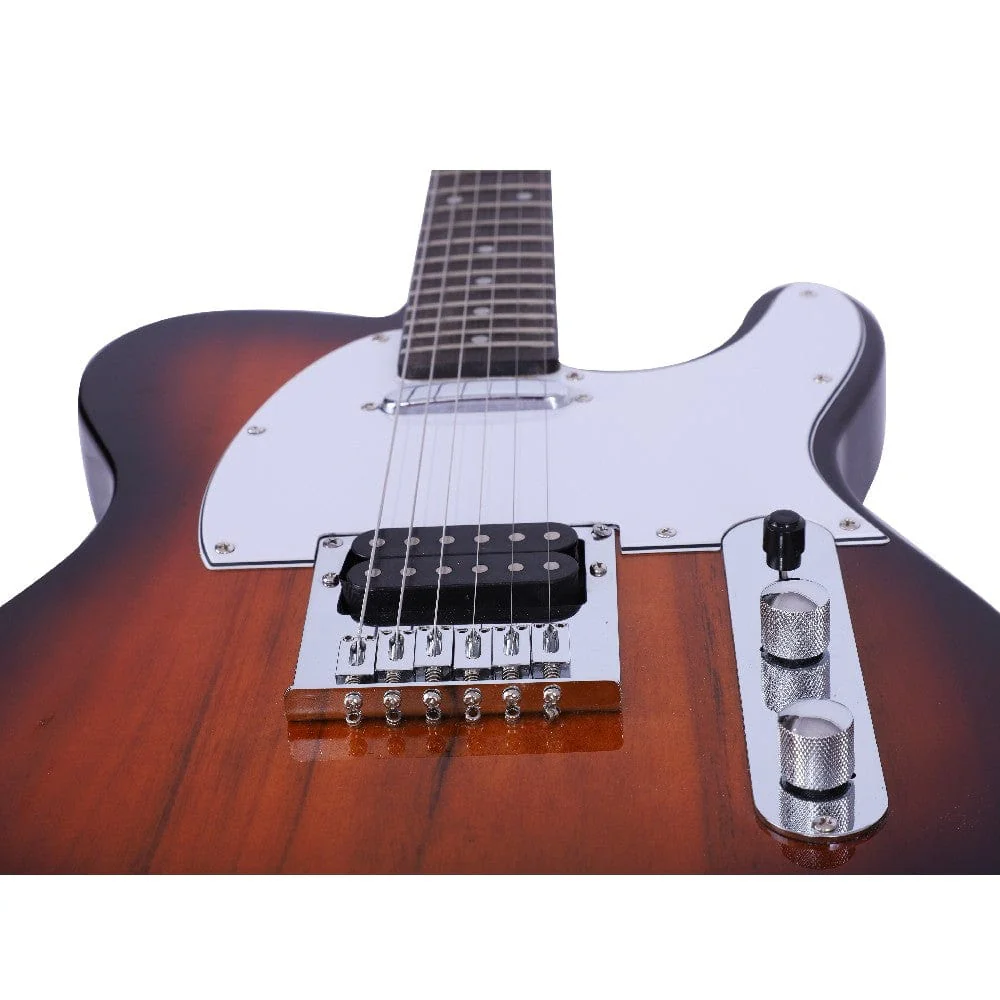 Vault TL1 Tele Style Electric Guitar with Gigbag, Amplifier, Tuner, Cable, Polishing Cloth & Ebook - Image 26