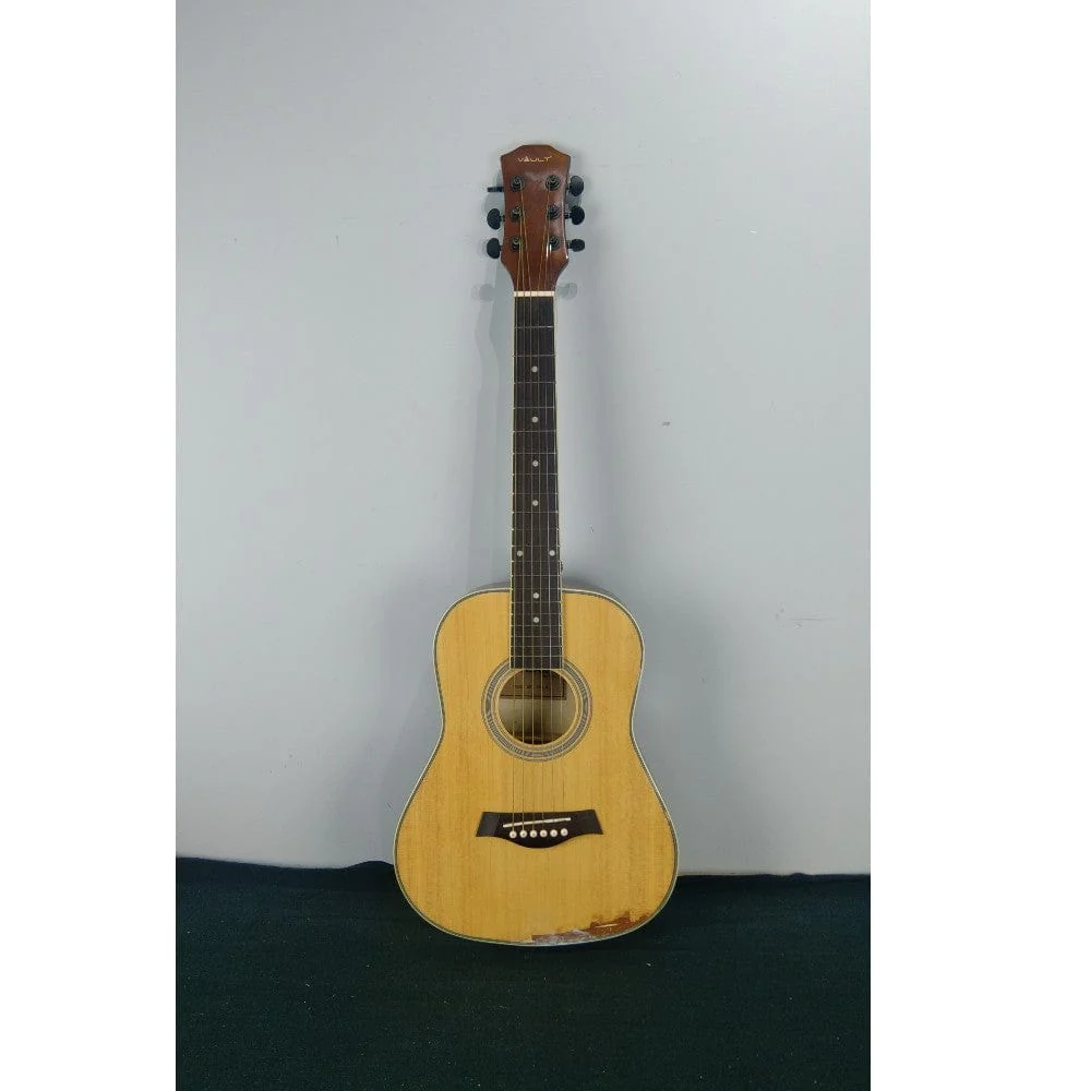 Vault Traveller 34 Inch Acoustic Guitar - Natural Gloss - Open Box B Stock