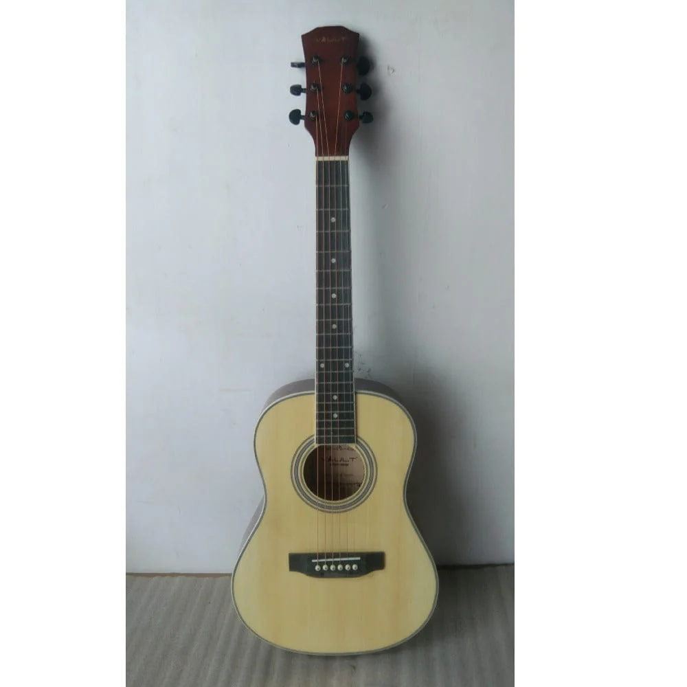 Vault Traveller 34 Inch Acoustic Guitar - Natural Gloss - Open Box B Stock - Image 5