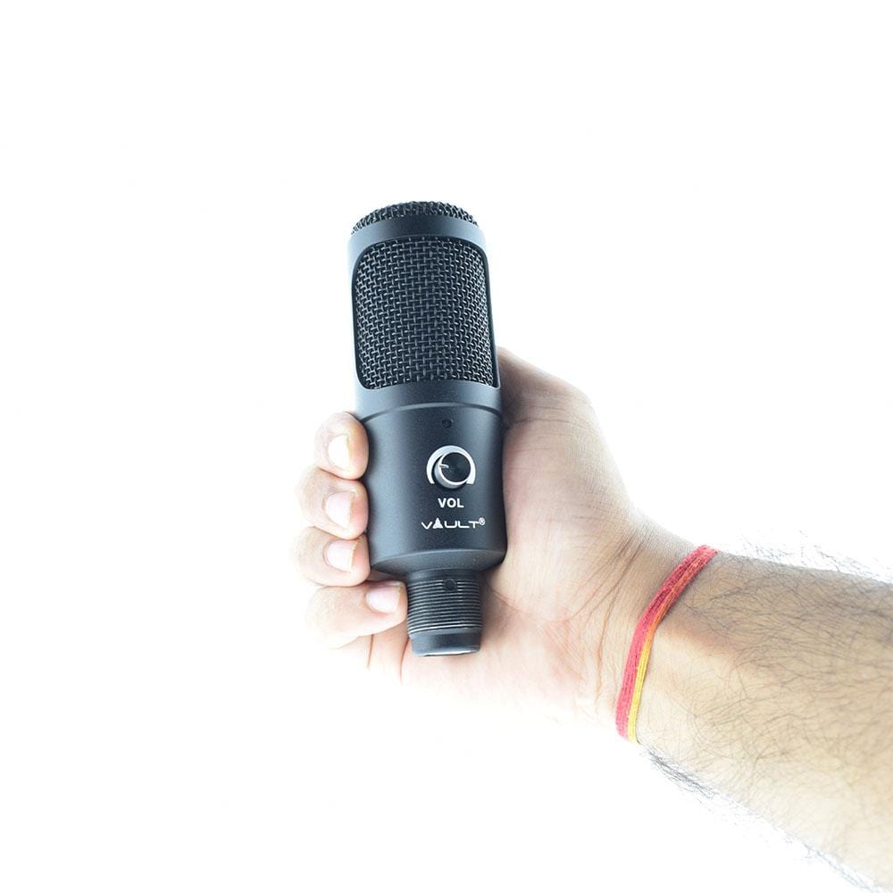 Vault UCM USB Condenser Podcast Microphone Kit - High-Performance Studio Condenser USB Microphone With Tripod Stand, Volume for YouTube, Videos, Singing, Recording, Gaming, Podcasting, Speech, Conference, Meeting, etc. - Image 9