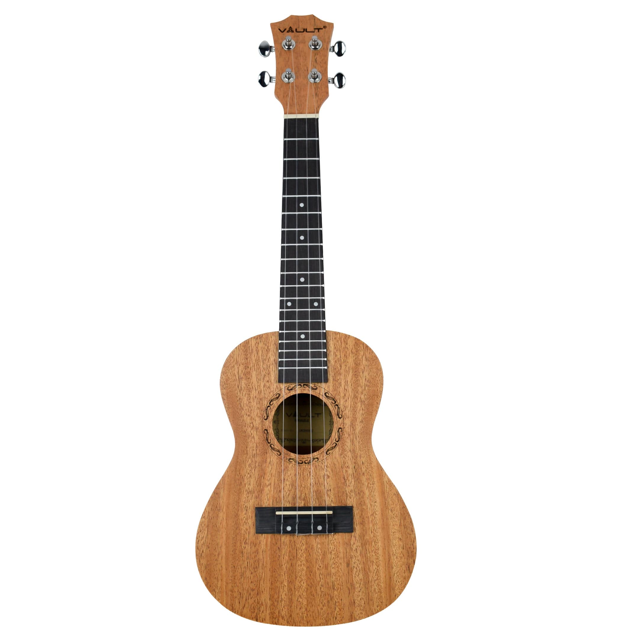 Vault UK-2000C 23-Inch Solid Mahogany Top Premium Concert Ukulele With Gigbag - Image 15