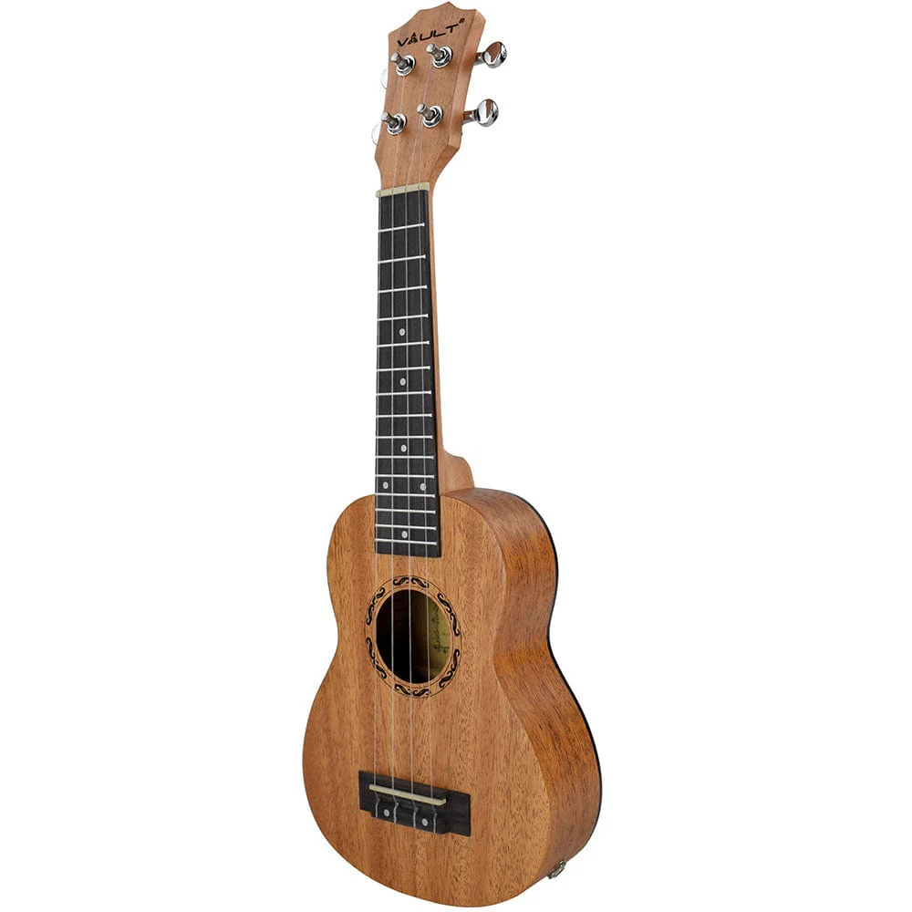 Vault UK-2000S 21-Inch Solid Mahogany Top Premium Soprano Ukulele - Open Box - Image 5