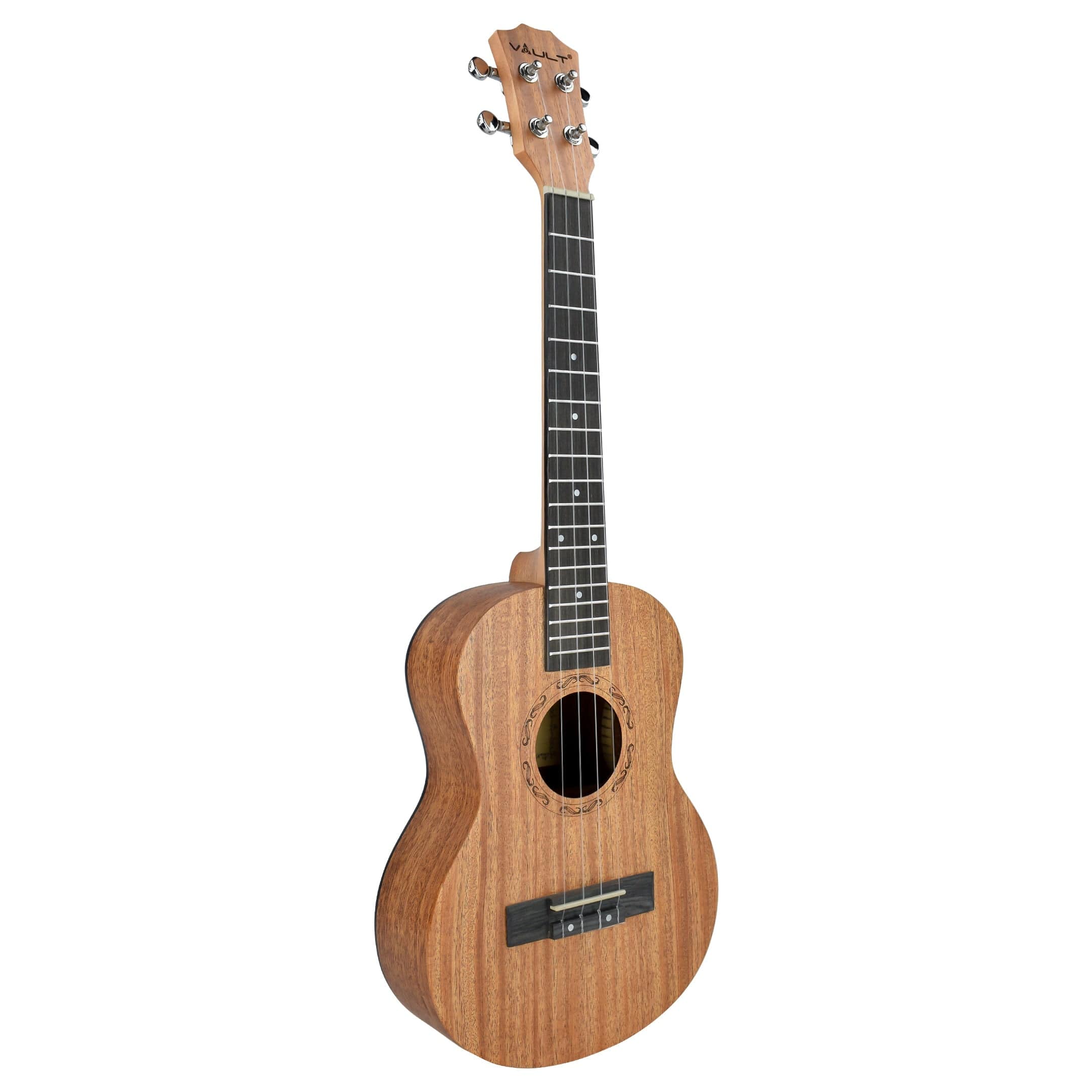 Vault UK-2000T 26-Inch Solid Mahogany Top Premium Tenor Ukulele - Open Box - Image 2