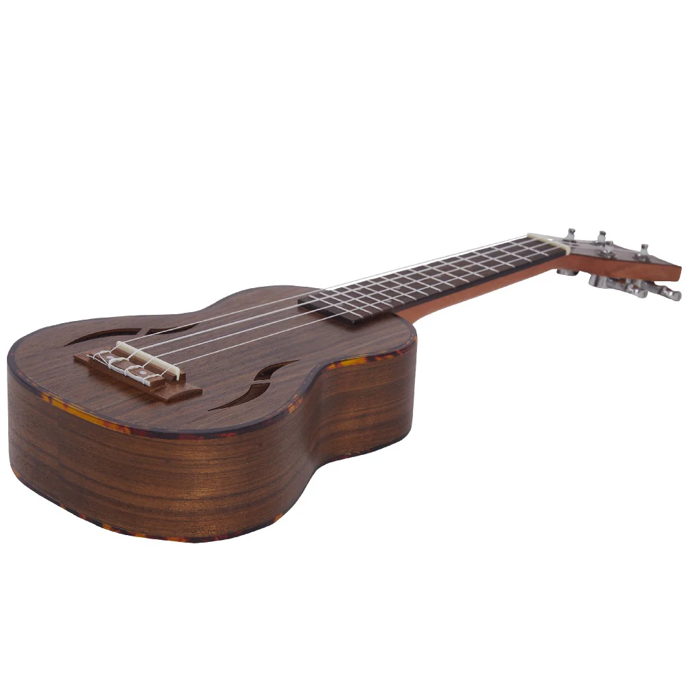 Vault UK-200S 21" Premium Walnut Laminate with Side Soundport Soprano Ukulele - Open Box - Image 9