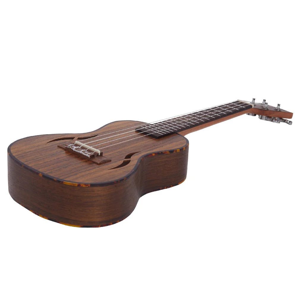 Vault UK-200T 26" Premium Walnut Laminate with Side Soundport Tenor Ukulele - Image 9