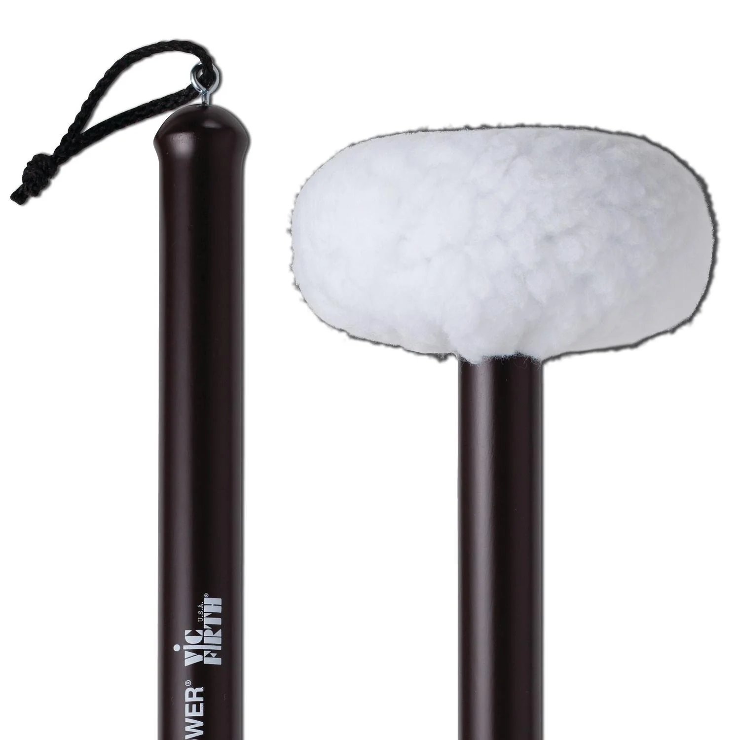 Vic Firth GB2 Soundpower Small Gong Beater Mallets - Image 4