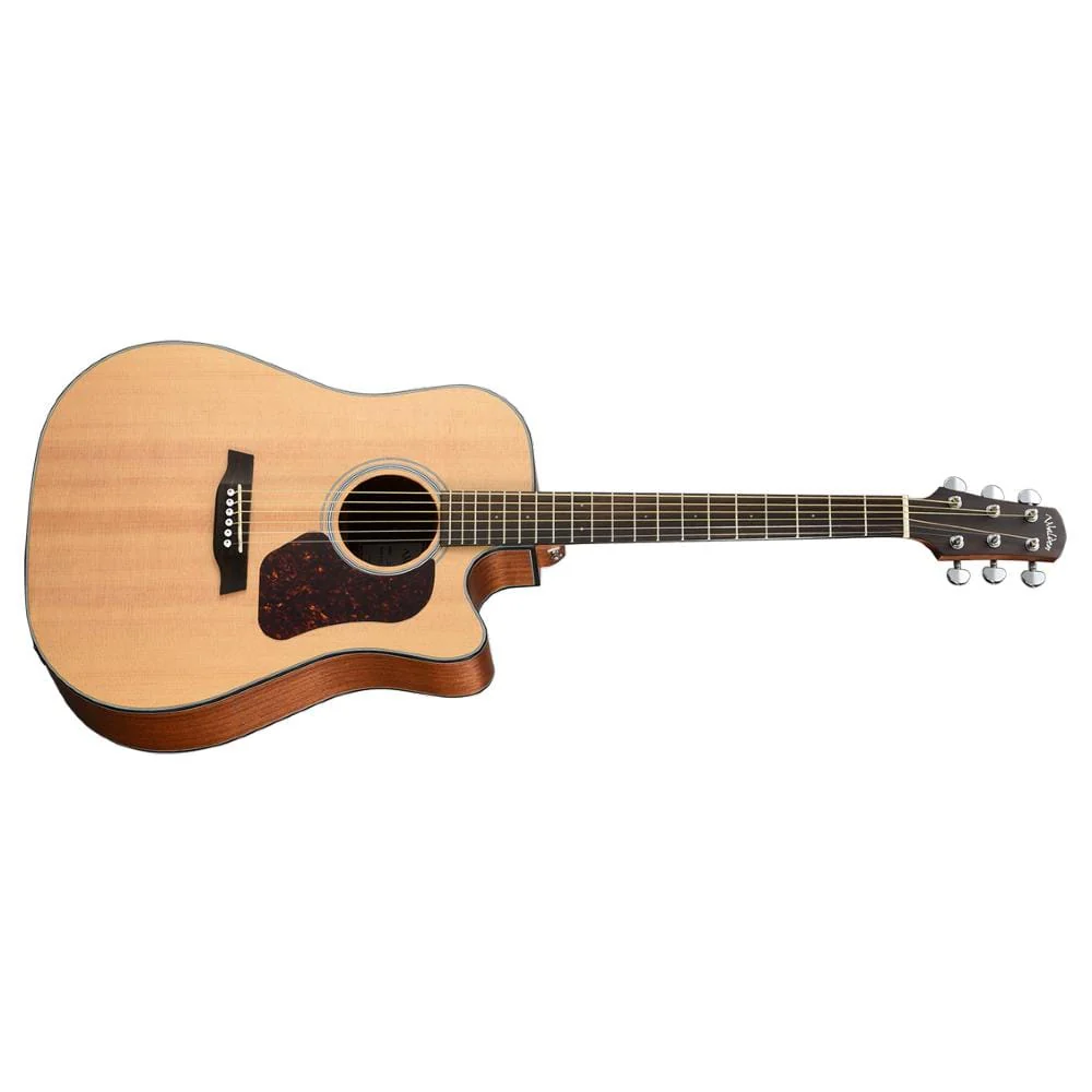 Walden D550CE Natura Series Dreadnought Electro Acoustic Guitar With Gigbag - Image 2