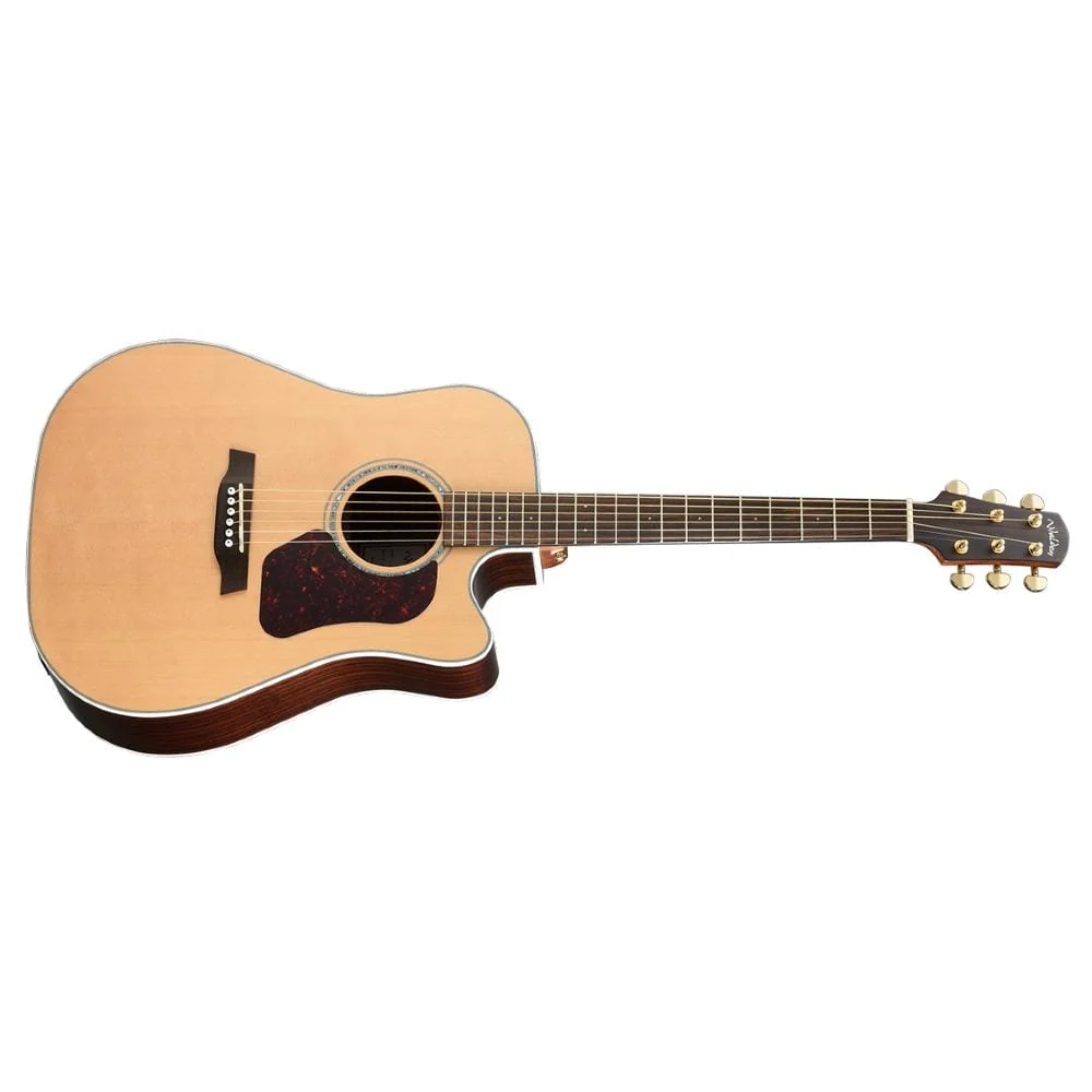 Walden D600CE Natura Dreadnought Cutaway Electro Acoustic Guitar With Gigbag - Image 2
