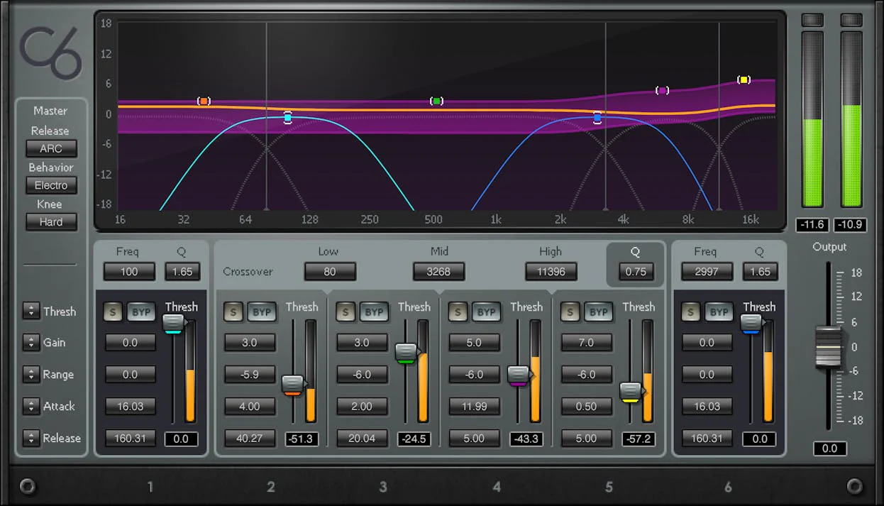Waves C6 Multiband Compressor: Multiband Compressor Plugin - Image 2
