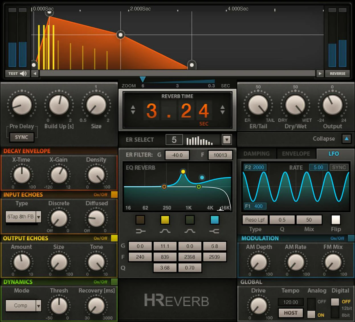 Waves H-Reverb Hybrid Reverb: Hybrid Reverb Plugin - Image 2