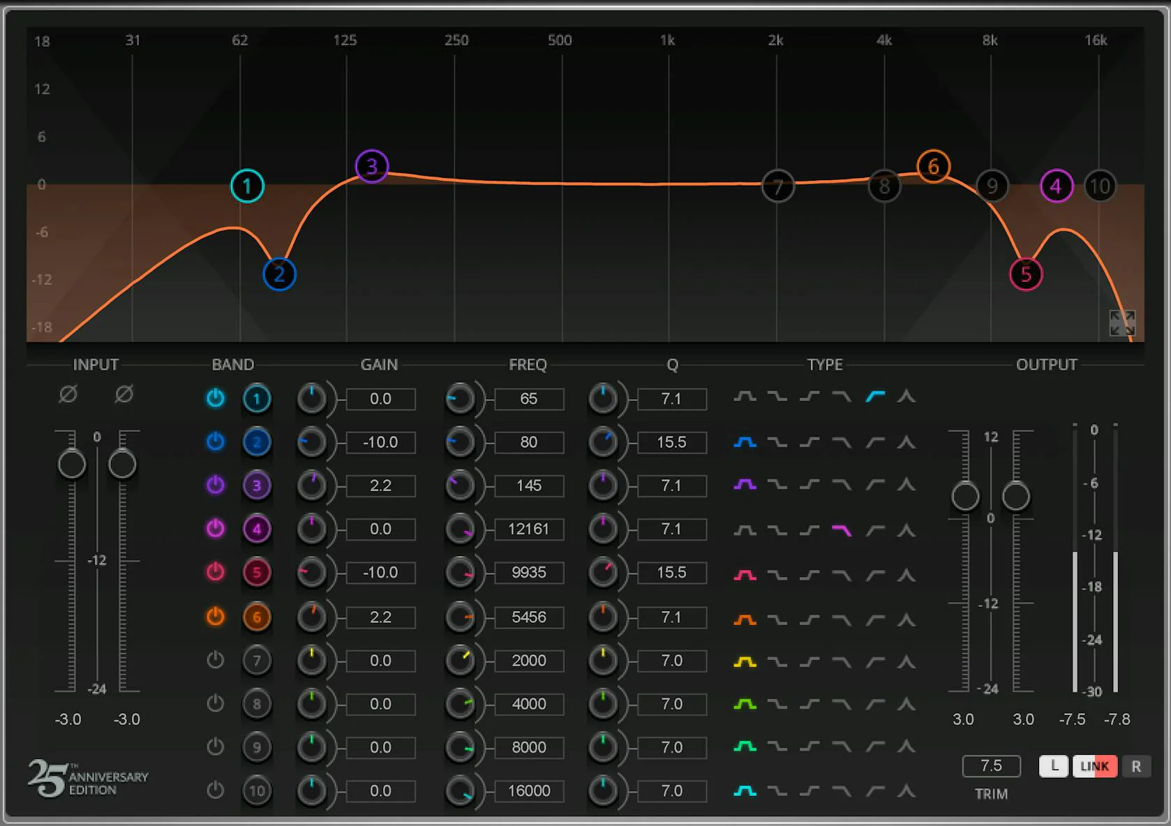 Waves Q10 10-Band Paragraphic Equalizer Plugin - Image 2
