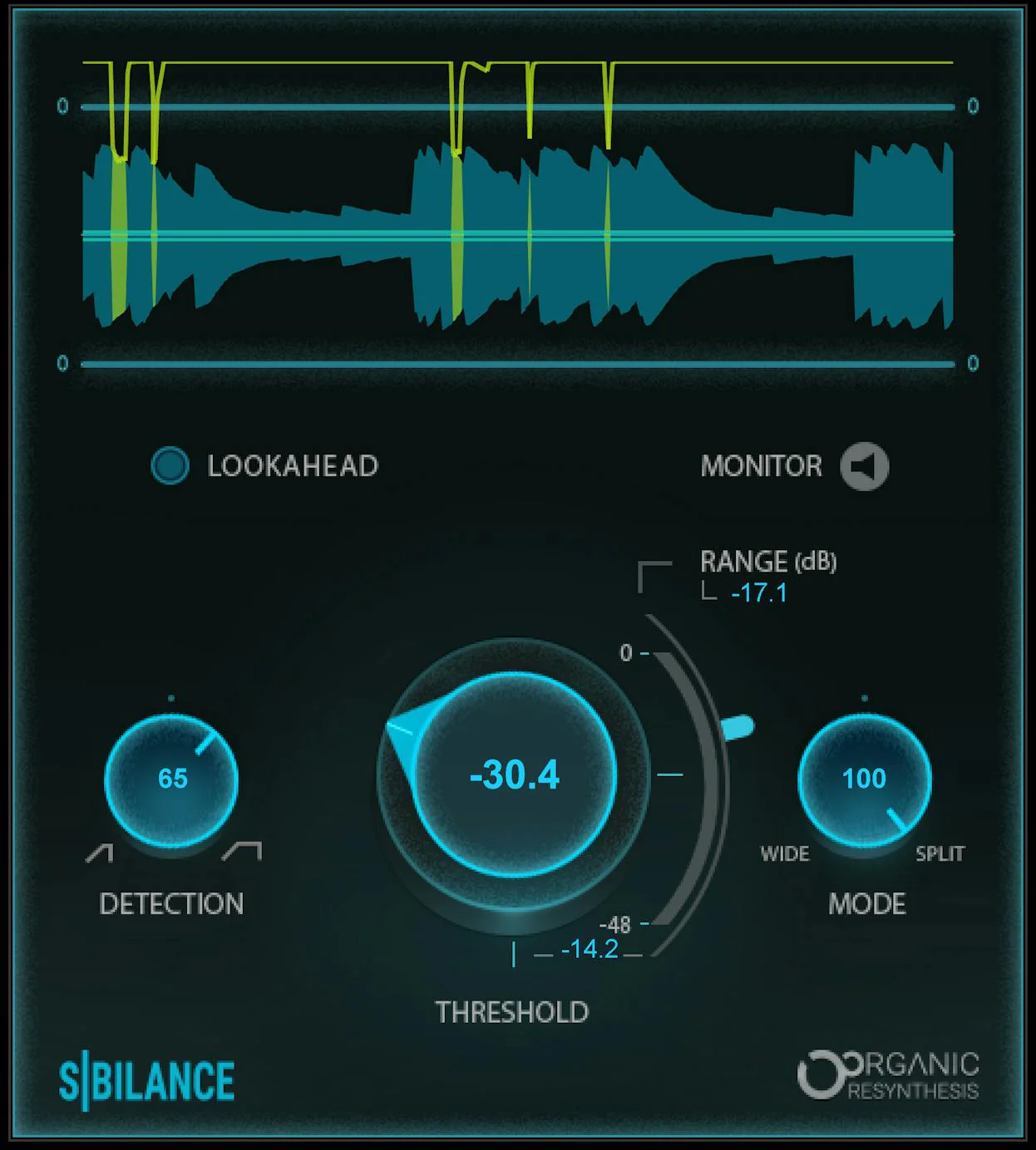 Waves Sibilance: Sibilance Reduction Plugin