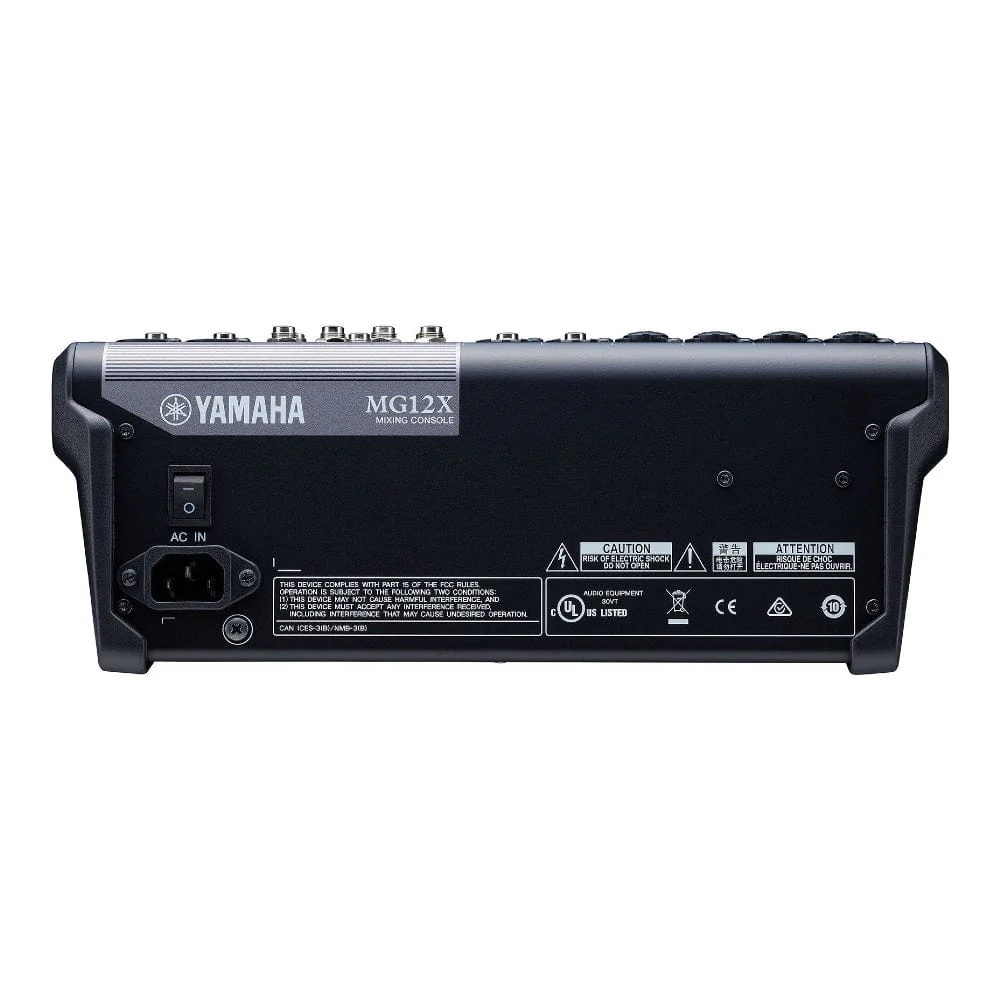 Yamaha MG12X CV 12-Channel Stereo Mixer - Image 3