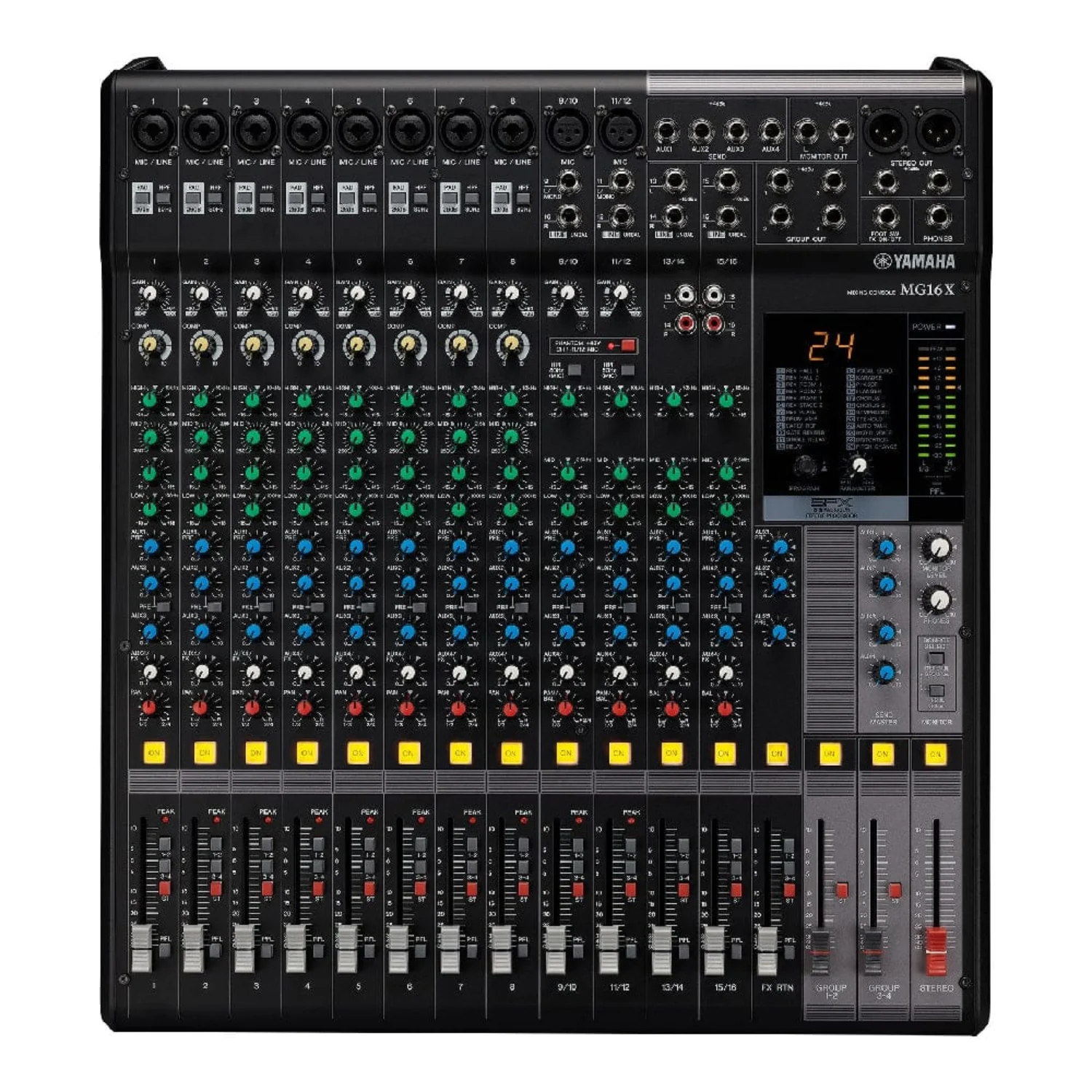 Yamaha MG16X CV 16-Channel Stereo Mixer