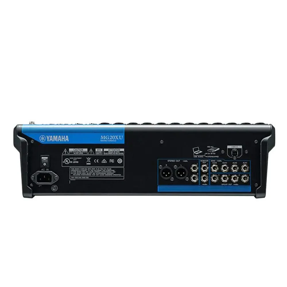 Yamaha MG20XU 20 Channel Mixer with USB & SPX Effects - Image 3