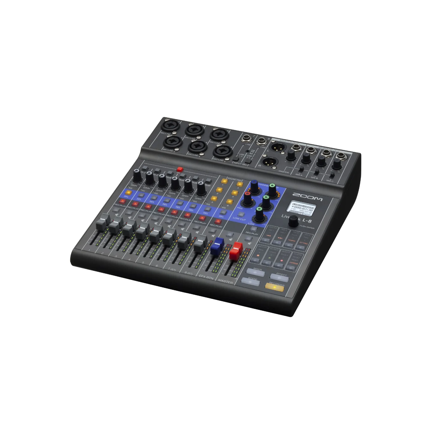 Zoom L 8 Livetrak Podcasting Mixer - Image 3