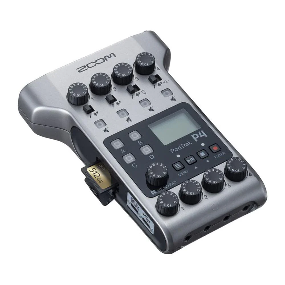 Zoom Podtrak P4 Podcast Recorder - Image 2